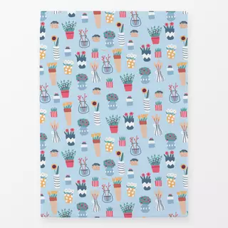 Geschirrtücher Colorful Floral Pots