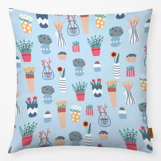 Kissen Colorful Floral Pots