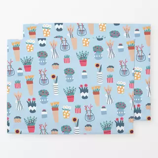 Tischset Colorful Floral Pots