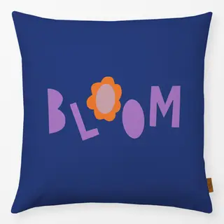 Kissen Bloom lila blau