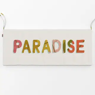 Bankauflage Tropical Paradise Creme