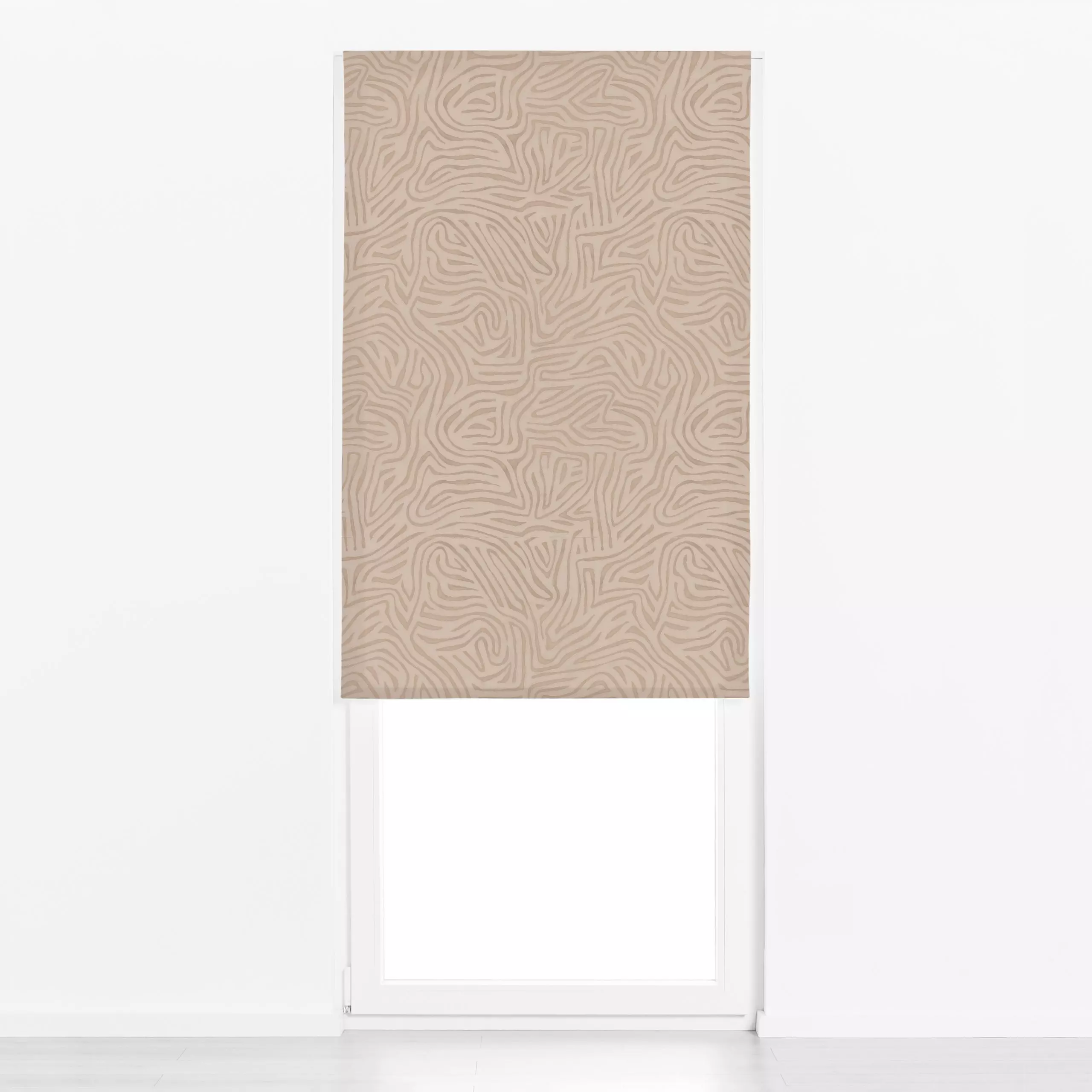 Raffrollo Organic Lines Tree Bark - Herbst, Natur & Landschaft, Symbole & Muster - von „Studio Kesse"; Natur, minimal, Linie...