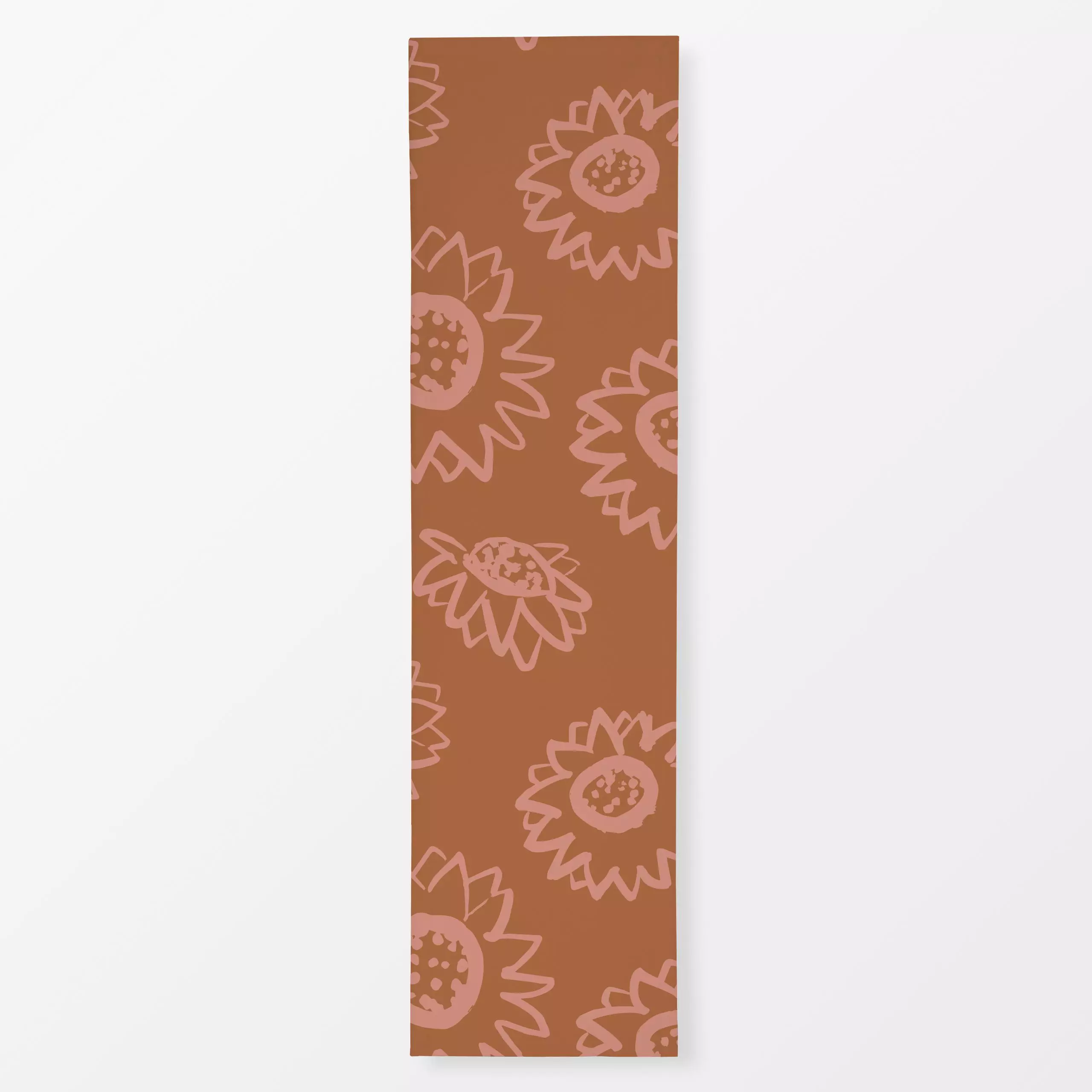 Tischläufer Sonnenblume Altrosa - Blumen & Florales - von „Kruth Design"; Herbst, Herbstdeko, Sonnenblume, Gartendeko, berns...