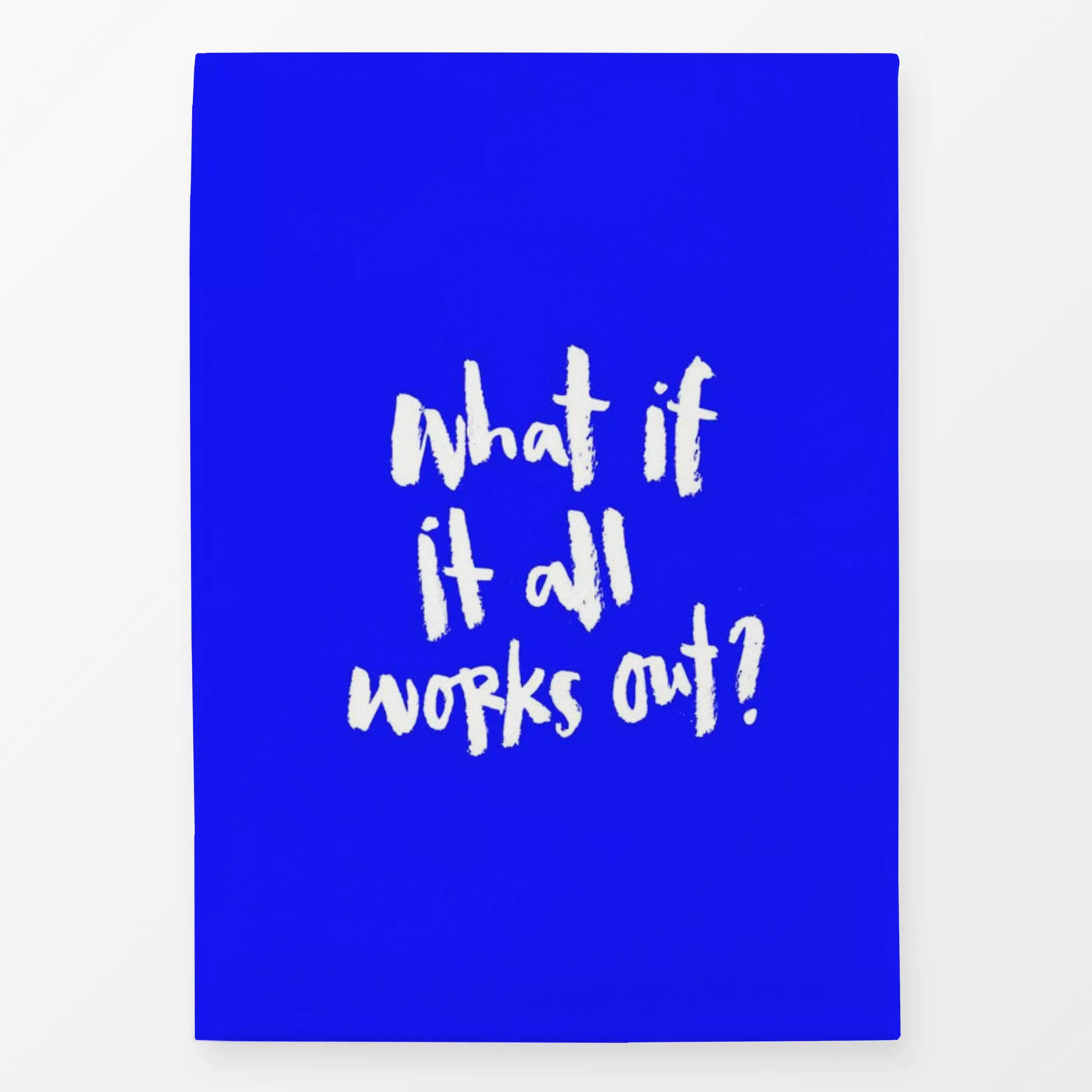 Geschirrtücher What if - Frühling, Sprüche & Schriftzüge - von „brushmeetspaper"; typografie, optimist