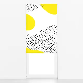 Raffrollo Yellow Black