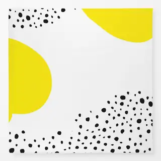 Tischdecke Yellow Black