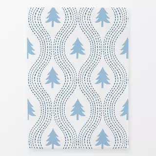 Geschirrtuch Christmas Tree ogee blue