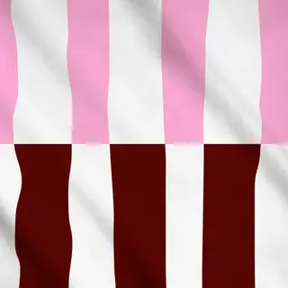 Meterware Streifen Duo bordeaux pink