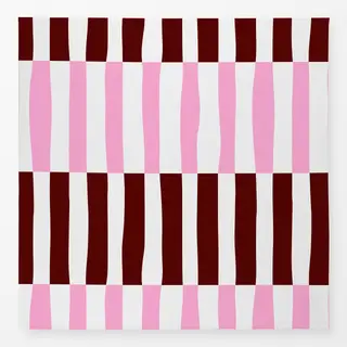 Tischdecke Streifen Duo bordeaux pink