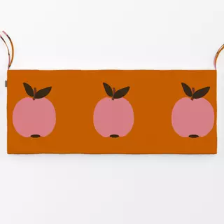 Bankauflage Apfel Pink Auf Orange