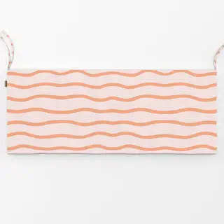 Bankauflage coastal summer wellen apricot