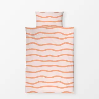 Bettwäsche coastal summer wellen apricot