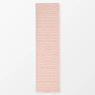 Tischläufer coastal summer wellen apricot