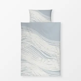 Bettwäsche abstrakte Welle plein air blau
