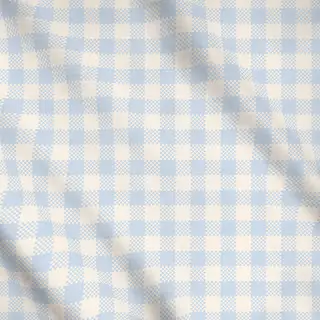 Meterware Midsummer Karo Hellblau