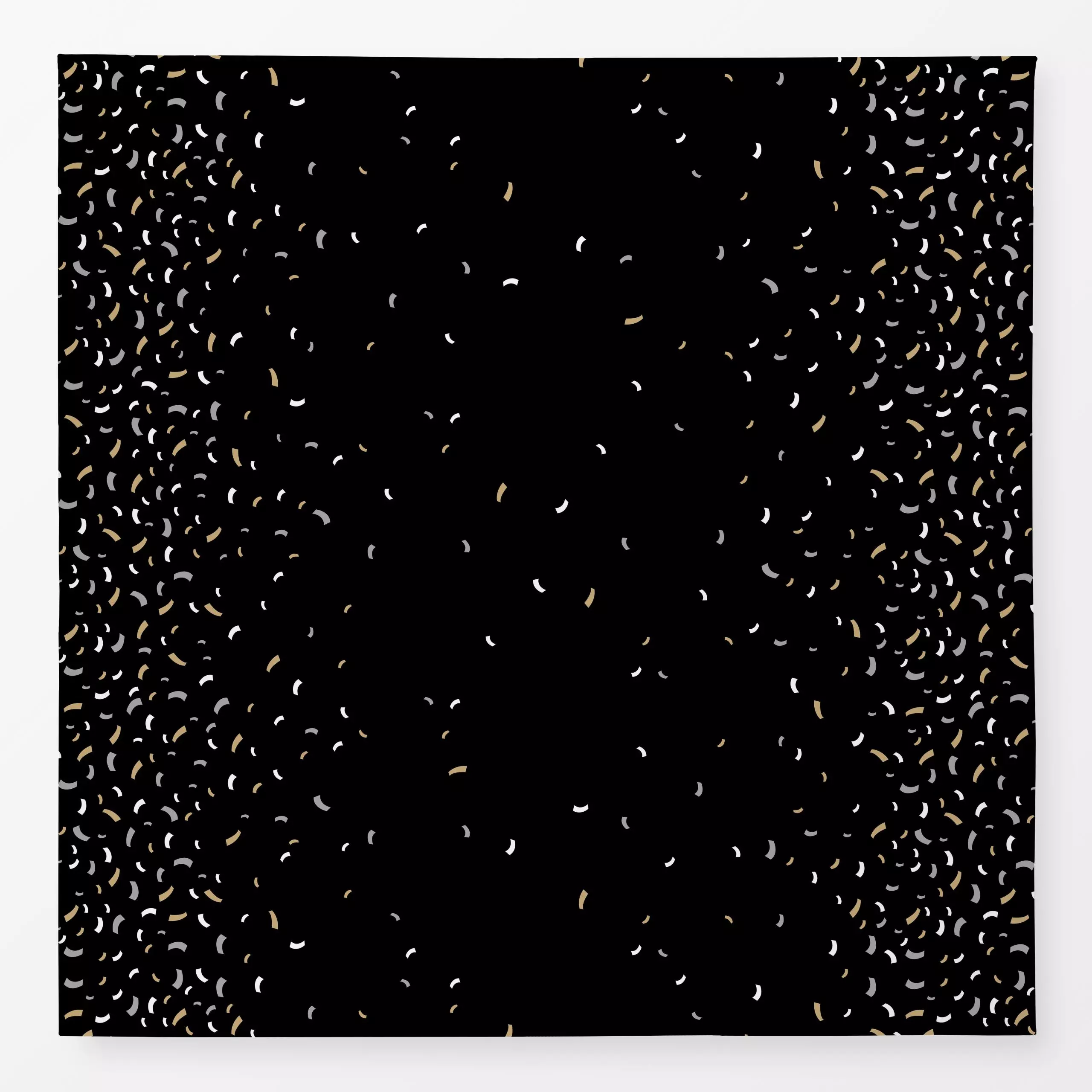 Tischdecke New Year in Rio black, Spruch, von Carolin Vonhoff