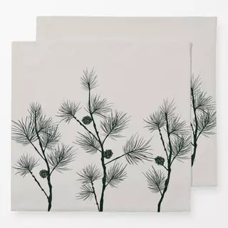 Servietten Lysegrøn Lærkegren