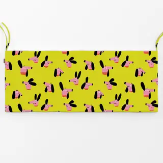 Bankauflage Verwirrte Dackel - Muster