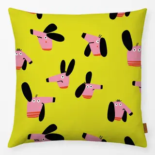 Kissen Verwirrte Dackel - Muster