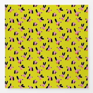 Tischdecke Verwirrte Dackel - Muster