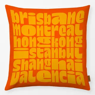 Kissen Brisbane bis Valencia