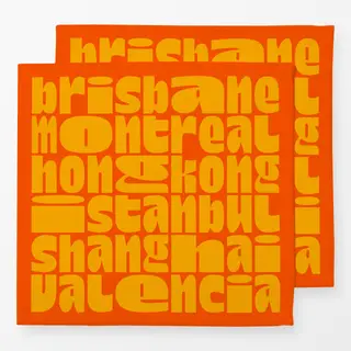 Servietten Brisbane bis Valencia