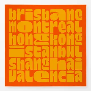 Tischdecke Brisbane bis Valencia