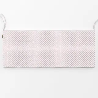 Bankauflage Punkte Polkadot Lila Beige