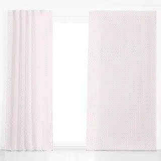 Dekovorhang Punkte Polkadot Lila Beige