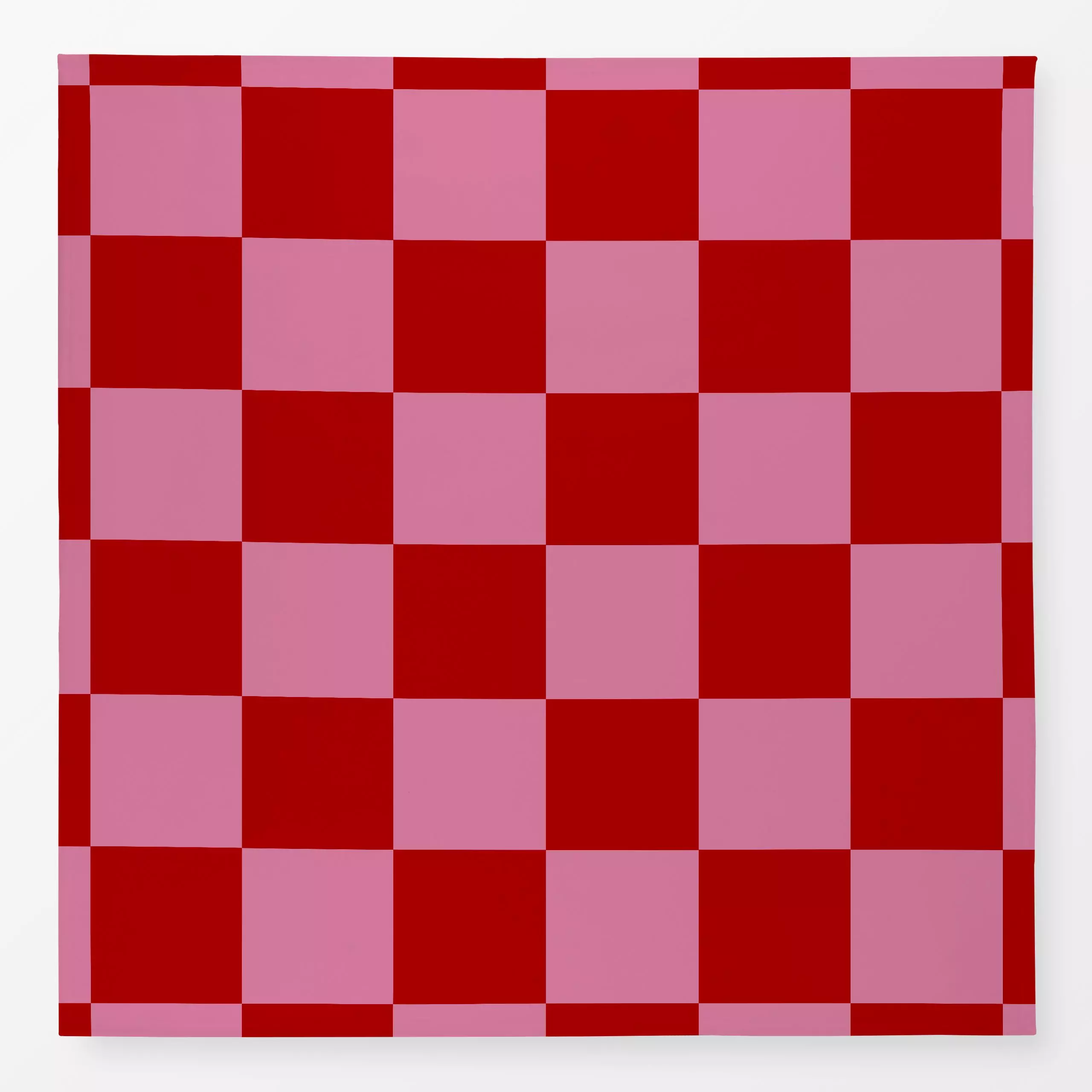 Tischdecke Rot Pink Großes Schachbrett - Sommer, Winter, Symbole & Muster - von „Alisa Knöß"; modern, Kinderzimmer, Weihnach...