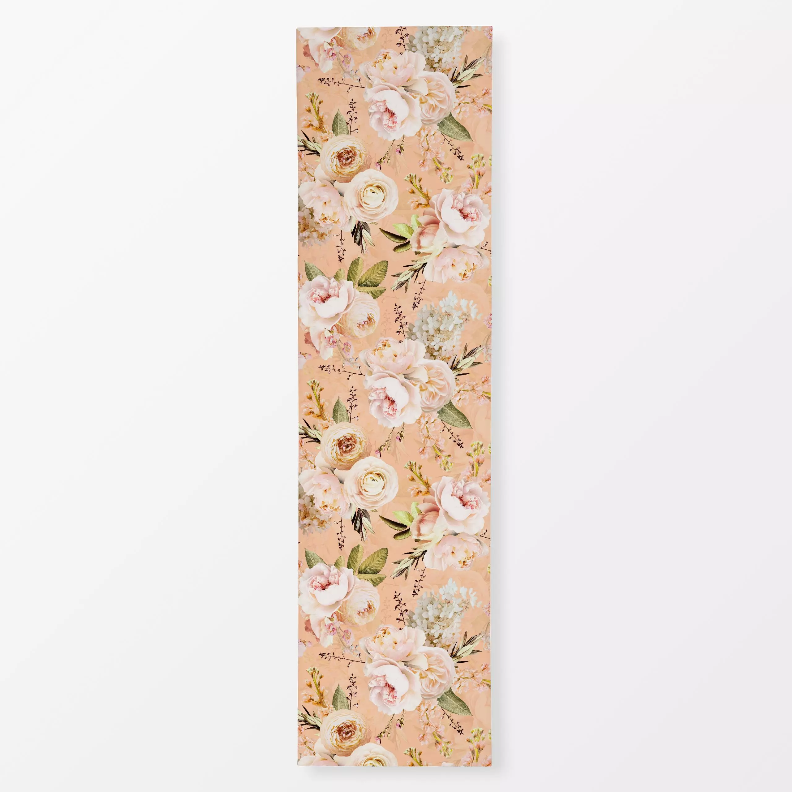 Tischläufer Summer Roses - Blumen & Florales, Retro & Vintage - von „Uta Naumann"; Muster, Natur, Blumen, Garten, Blüten, Bo...