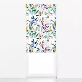 Raffrollo Watercolor Mystic Leaves