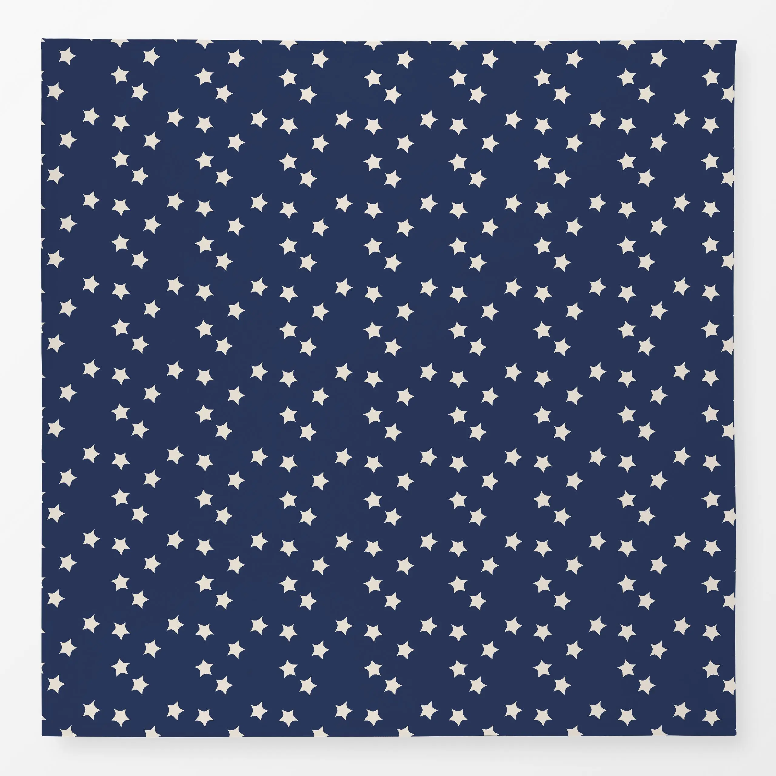 Tischdecke Dunkelblaue Sterne - Weihnachten, Winter, Astronomie & Weltraum - von „Sara Maria"; Sterne, Weihnachten, modern, ...