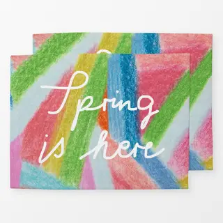 Tischset Spring is here