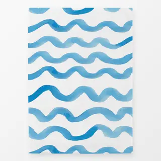 Geschirrtücher blaue Wellen Sommer
