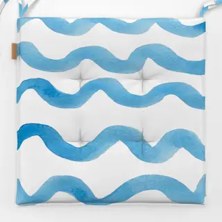 Sitzkissen blaue Wellen Sommer