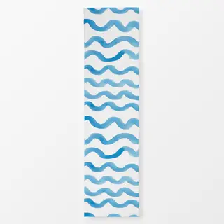 Tischläufer blaue Wellen Sommer