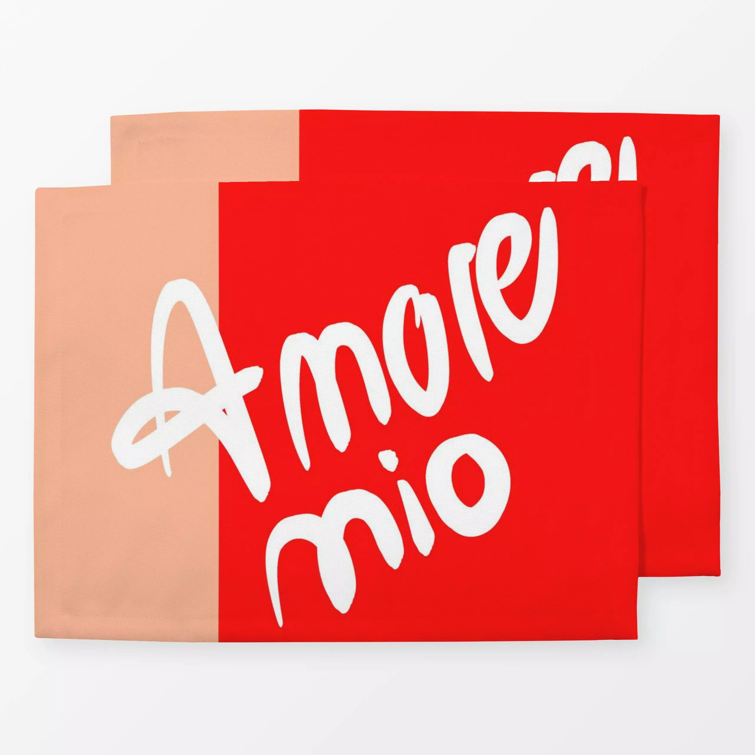 Tischset Amore mio, Spruch, Sommer, von Ute Arnold