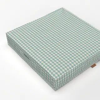 Bodenkissen Landliebe Karo blau