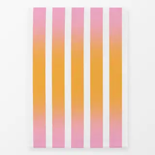 Geschirrtücher Streifen Pink Orange Sommer