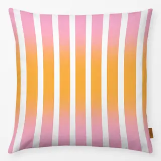 Kissen Streifen Pink Orange Sommer