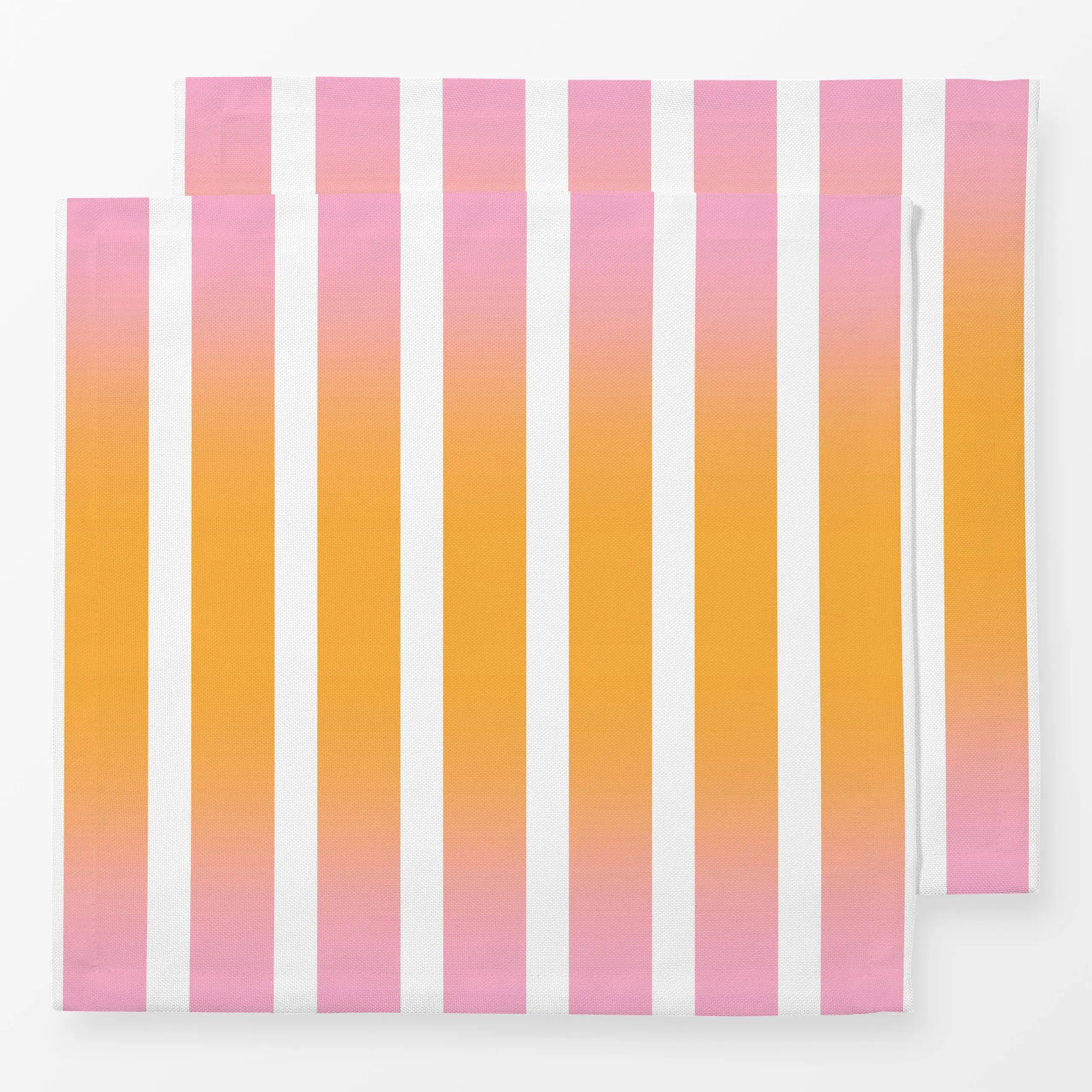 Servietten Streifen Pink Orange Sommer - Kinderzimmer & Motive für Kinder, Sommer, Symbole & Muster - von „Monika Strigel"; ...