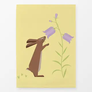 Geschirrtücher Ostern Hase Glockenblume