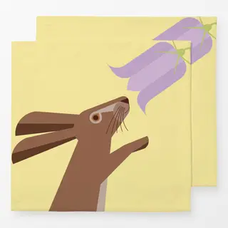 Servietten Ostern Hase Glockenblume