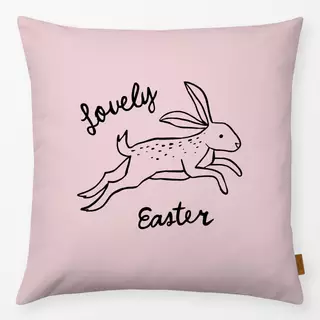 Kissen Hase rosa