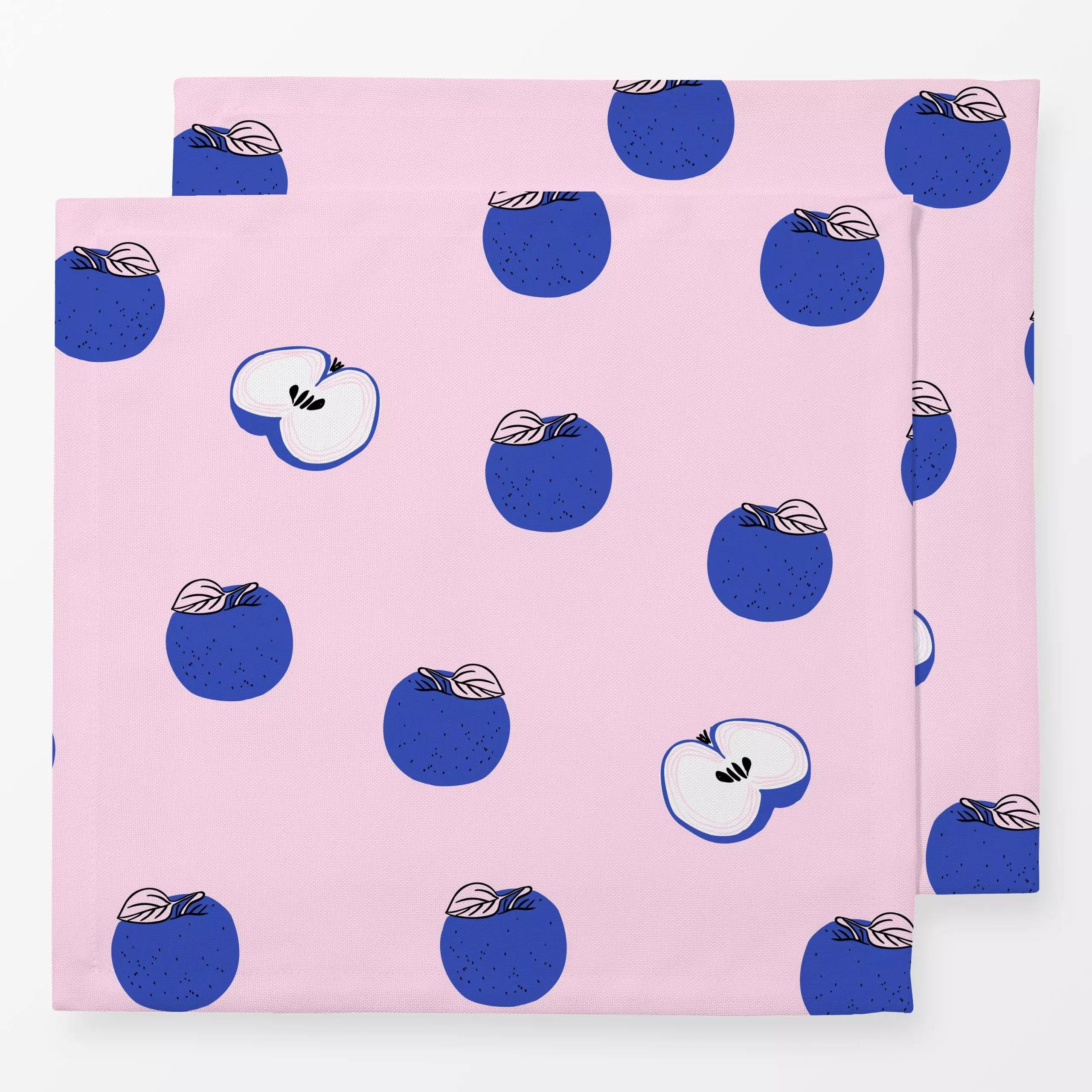 Servietten Äpfel all over - Herbst, Küche, Essen & Trinken, Früchte - von „moDeern Design Studio"; Frucht, Apfel, Herbst, He...