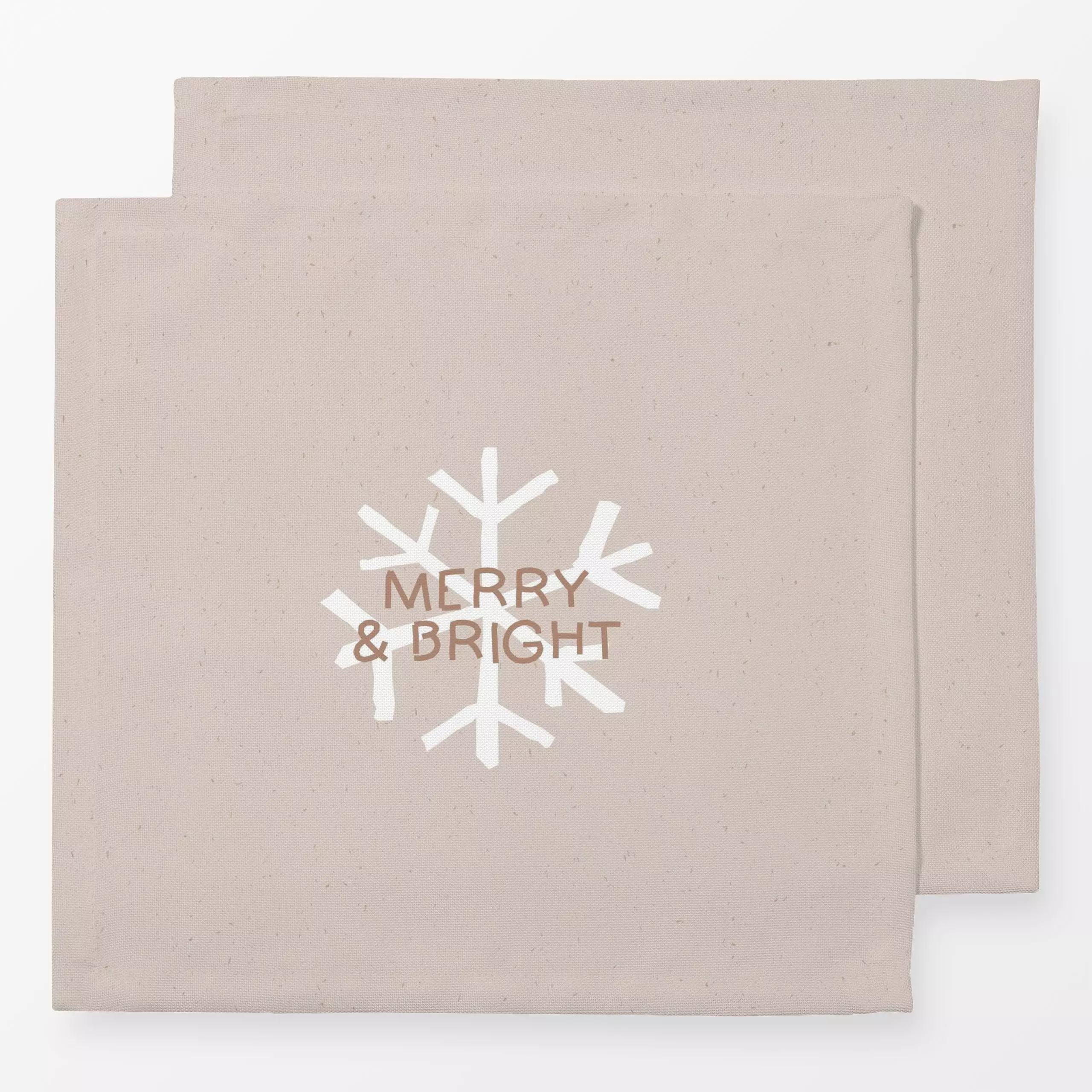 Servietten Papercut Merry & Brigth - Weihnachten, Winter - von „Kruth Design"; skandinavisch, Hygge, Weihnachtsbaum, Weihnac...
