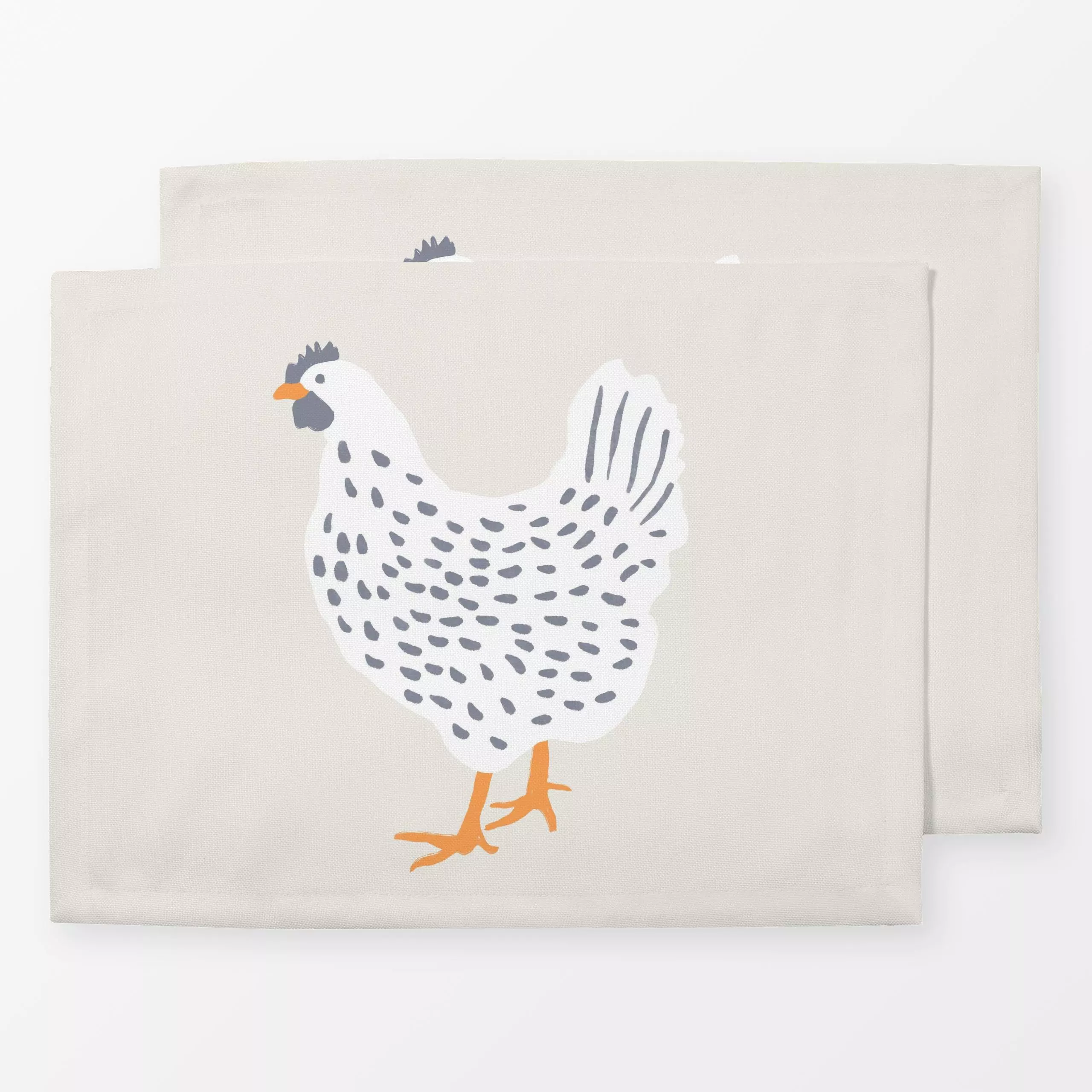 Tischset Huhn, Tiere, Ostern, von Studio Kesse