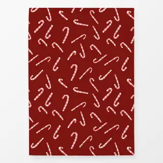 Geschirrtücher Sophies Zuckerstangen rot