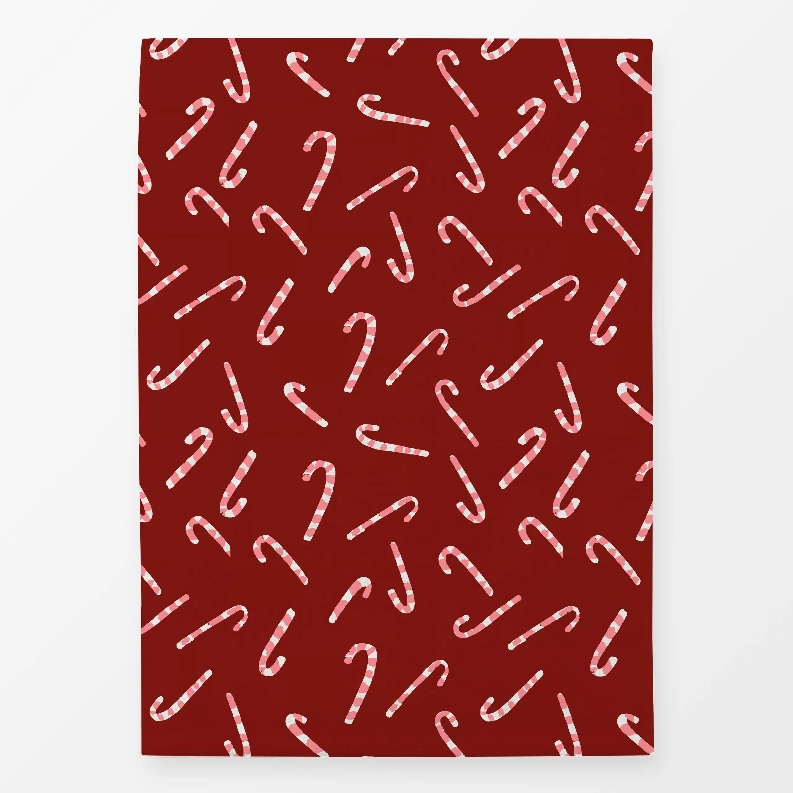 Geschirrtücher Sophies Zuckerstangen rot - Sprüche & Schriftzüge, Weihnachten, Winter - von „Katrin Graff"; Muster, Kinder, ...